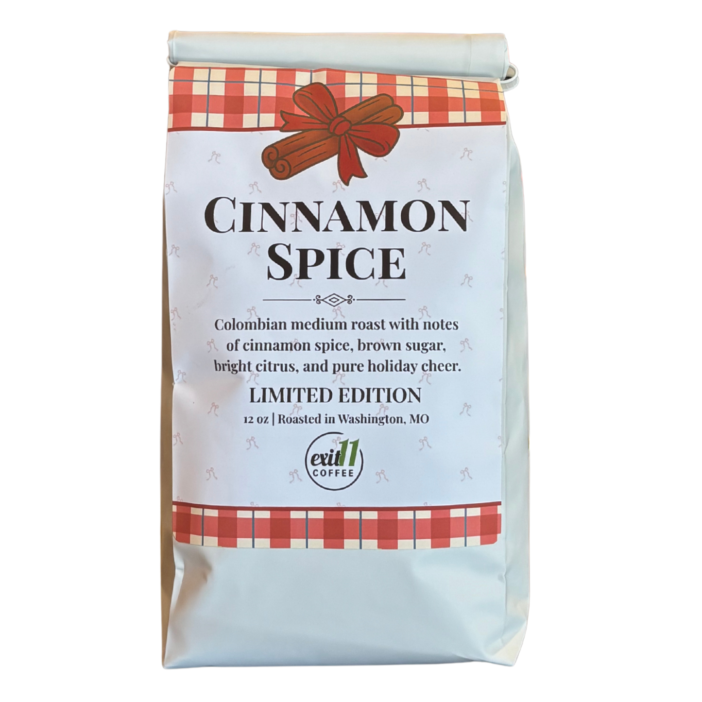 Exit 11 Flavored Cinnamon Spice Coffee Beans Medium Roast